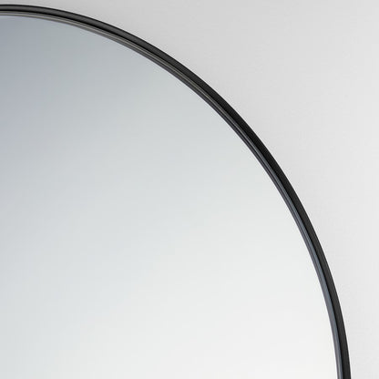 Quorum 21X40 Capsule Mirror, Matte Black