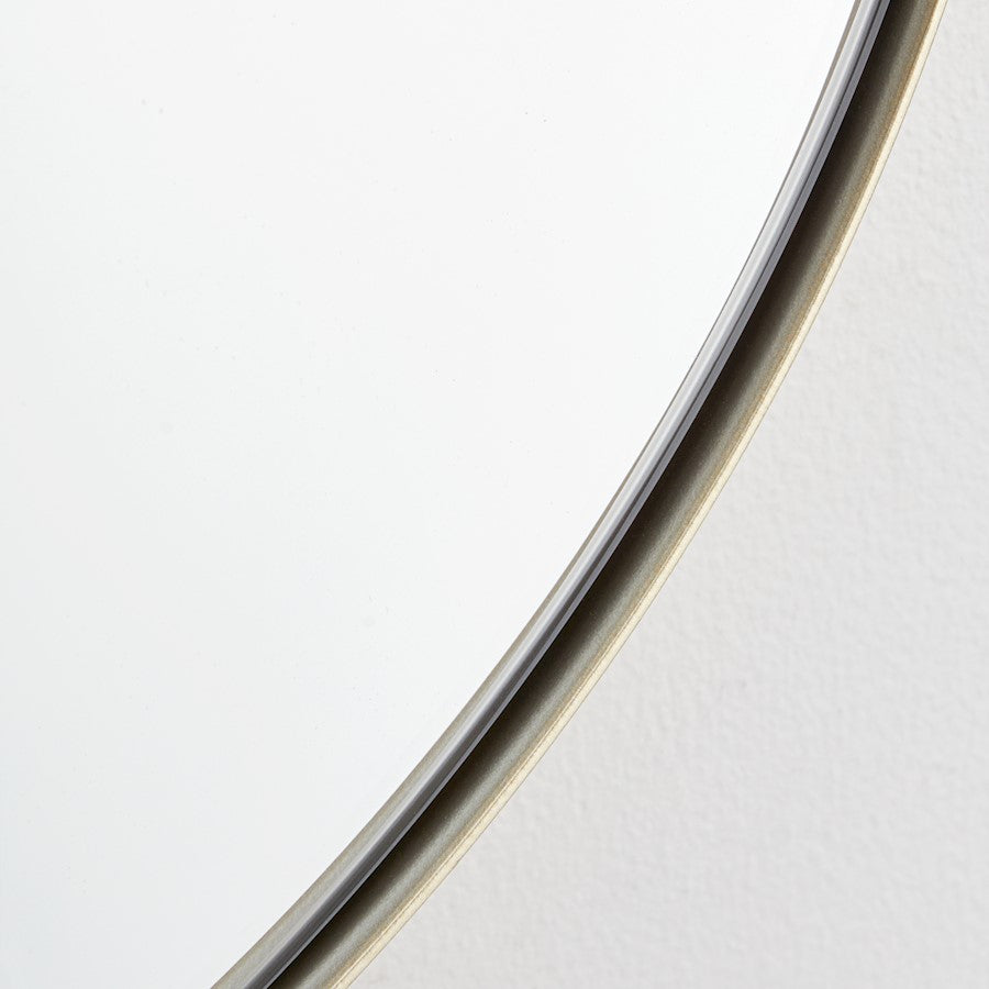 Quorum 21X40 Capsule Mirror, Silver