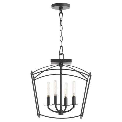 Quorum Mantle 4Lt Dual Mount, Matte Black