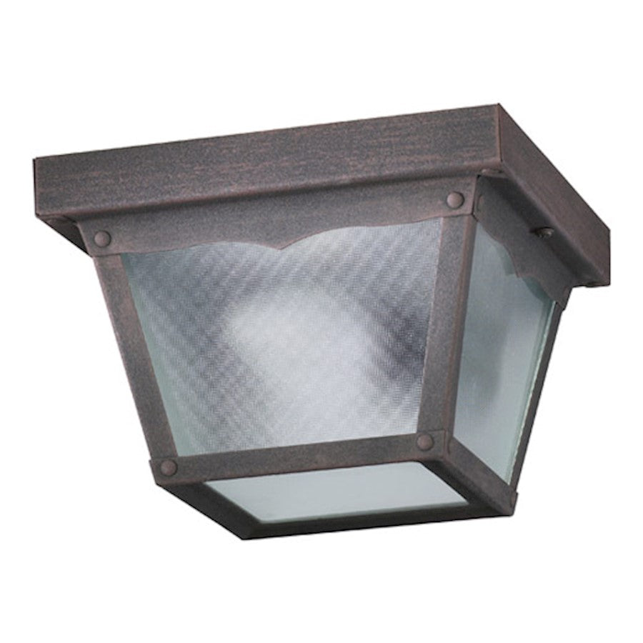 Quorum 7" Outdoor Cage, Rust
