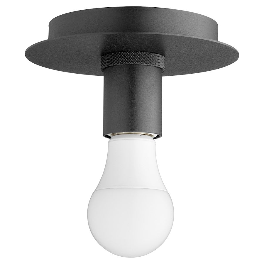 Quorum 1 Light Ceiling Mount, Noir