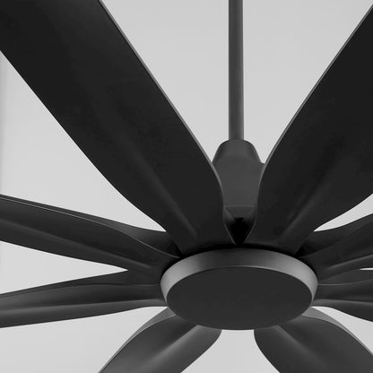 Quorum Rosales 60" 8 Blade Patio Fan, Matte Black