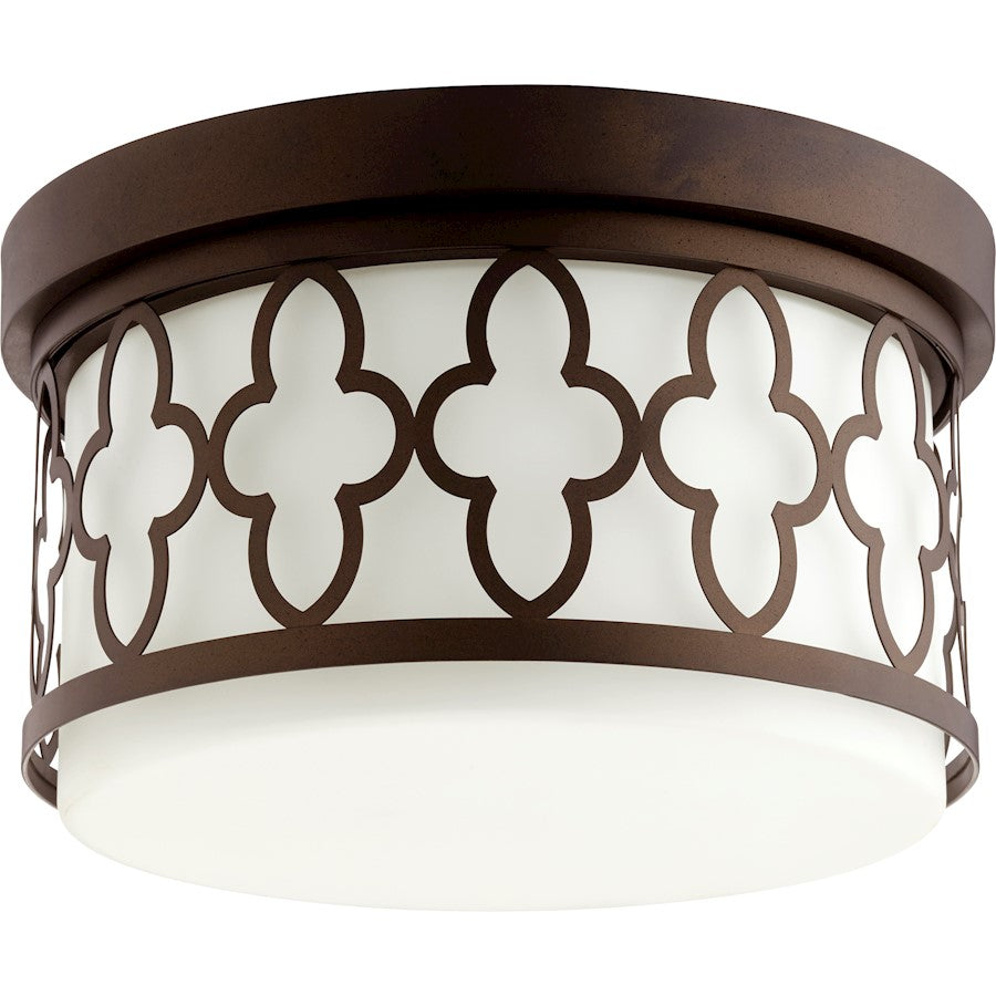 Quorum 2 Light Ceiling Mount, Bronze