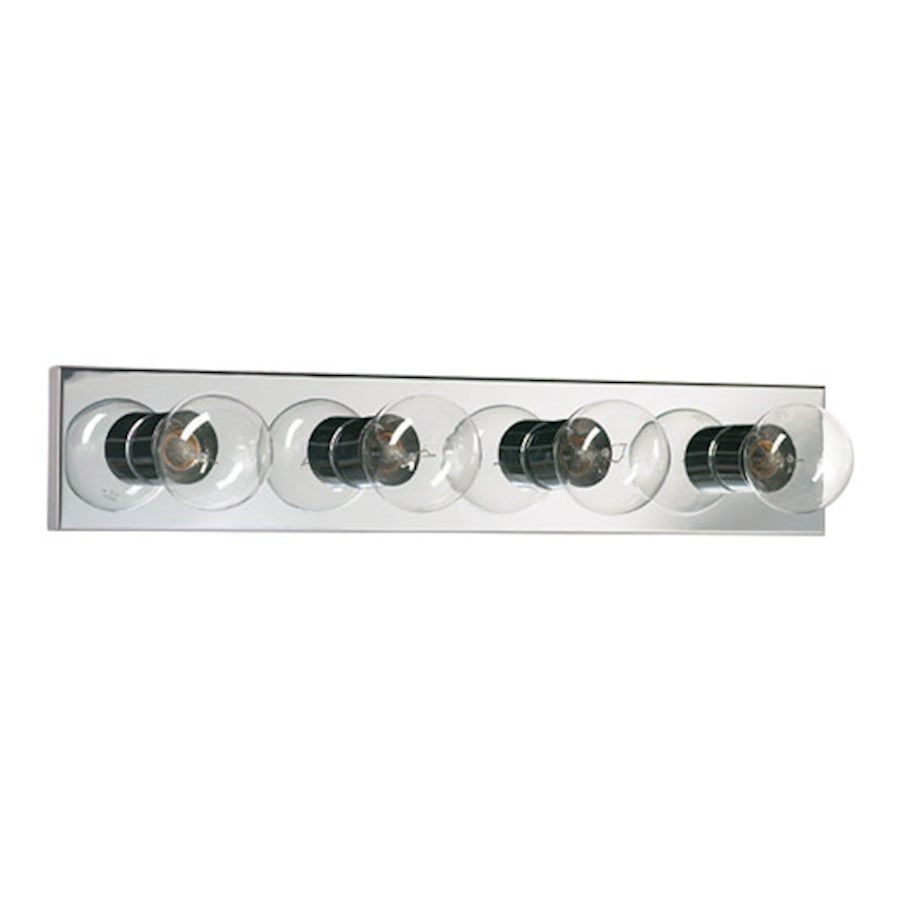 Quorum 4 Light Vanity Strip, Chrome