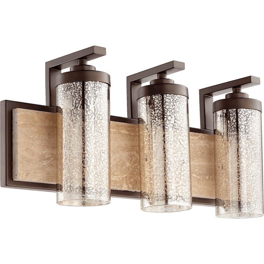 Quorum Julian 3 Light Vanity Light, Oiled Bronze
