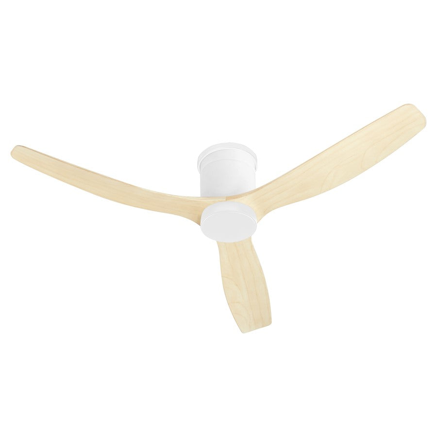 Quorum Dayton 3 Blade Hugger Patio Fan, Studio White - 52523-8