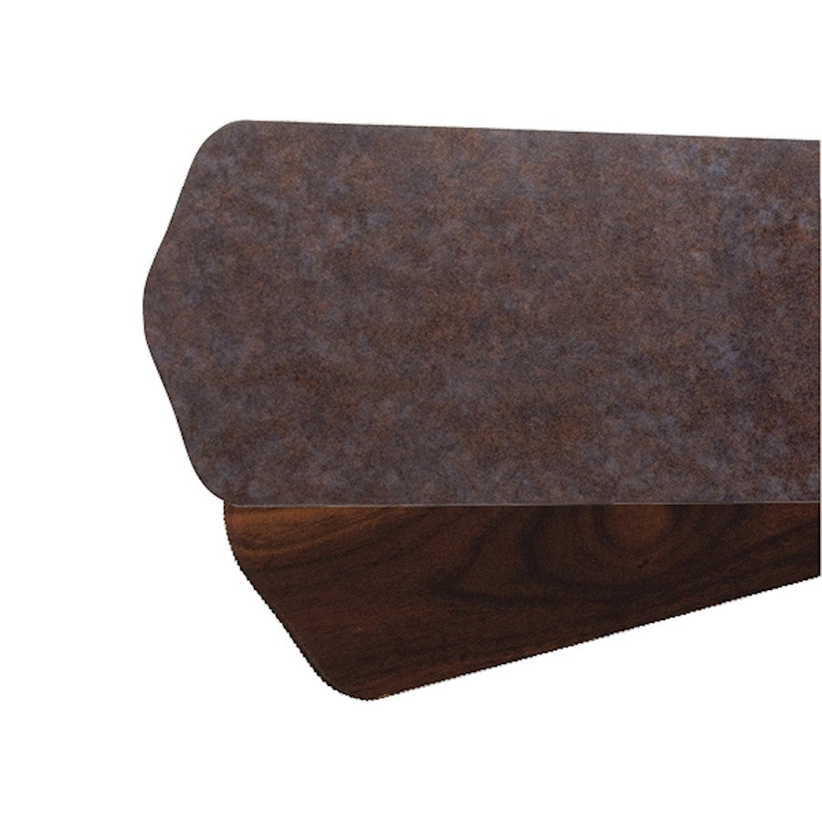 Quorum Type 5-52 Sclpd Fan Blades, Toasted Sienna/Walnut
