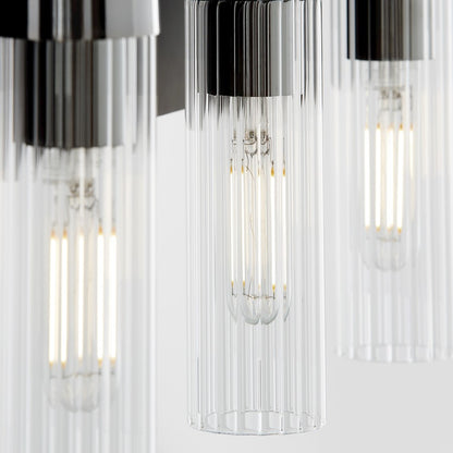 5 Light Vanity, Matte Black