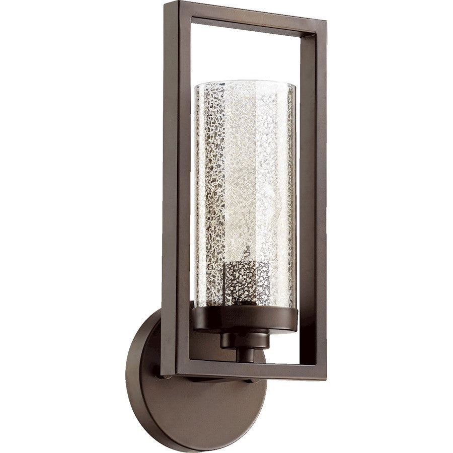 Quorum Julian 1 Light Wall Mount, Oiled Bronze