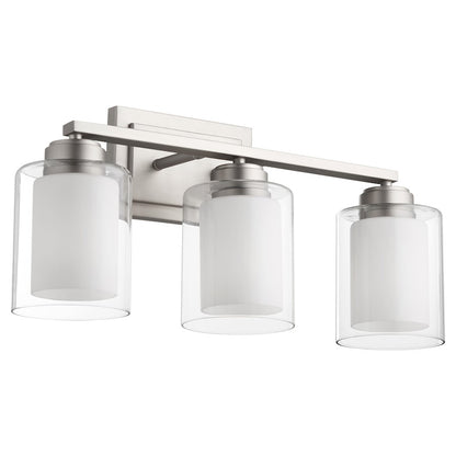 3 Light Bathroom Vanity Light, Clear