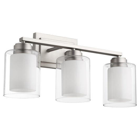 3 Light Bathroom Vanity Light, Clear