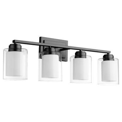 4 Light Bathroom Vanity Light, Clear