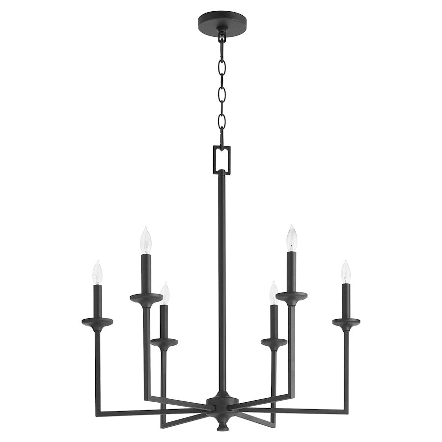 Eldorado Chandelier, Matte Black