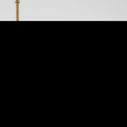 9 Light Chandelier, Aged Brass