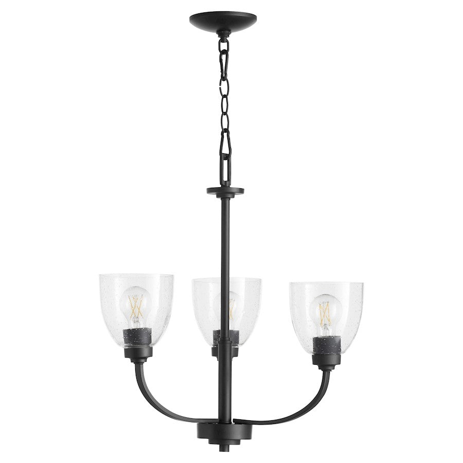 Reyes Chandelier, Textured Black