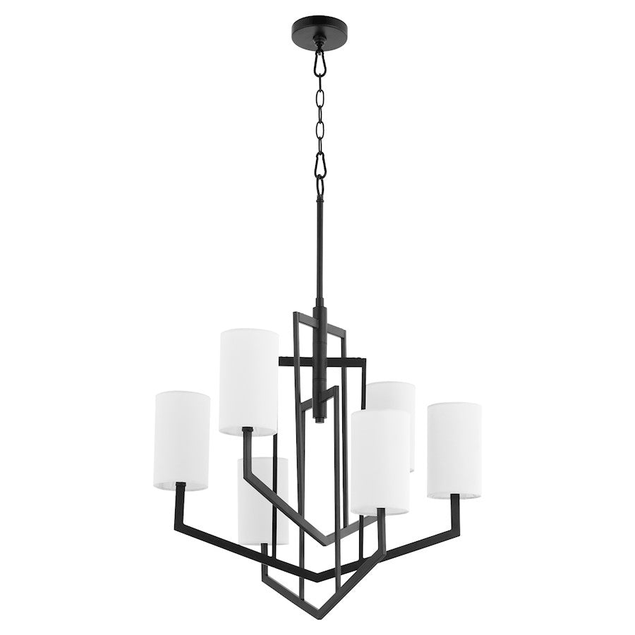 Bolivar Chandelier, Matte Black