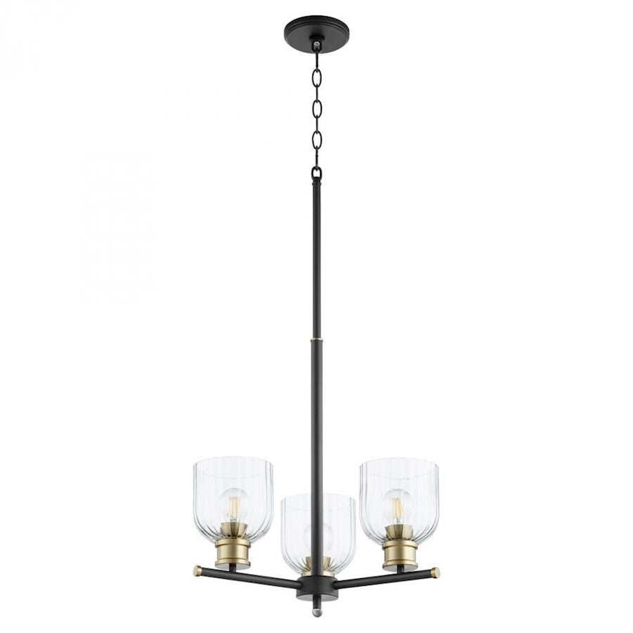 Monarch Chandelier, Noir