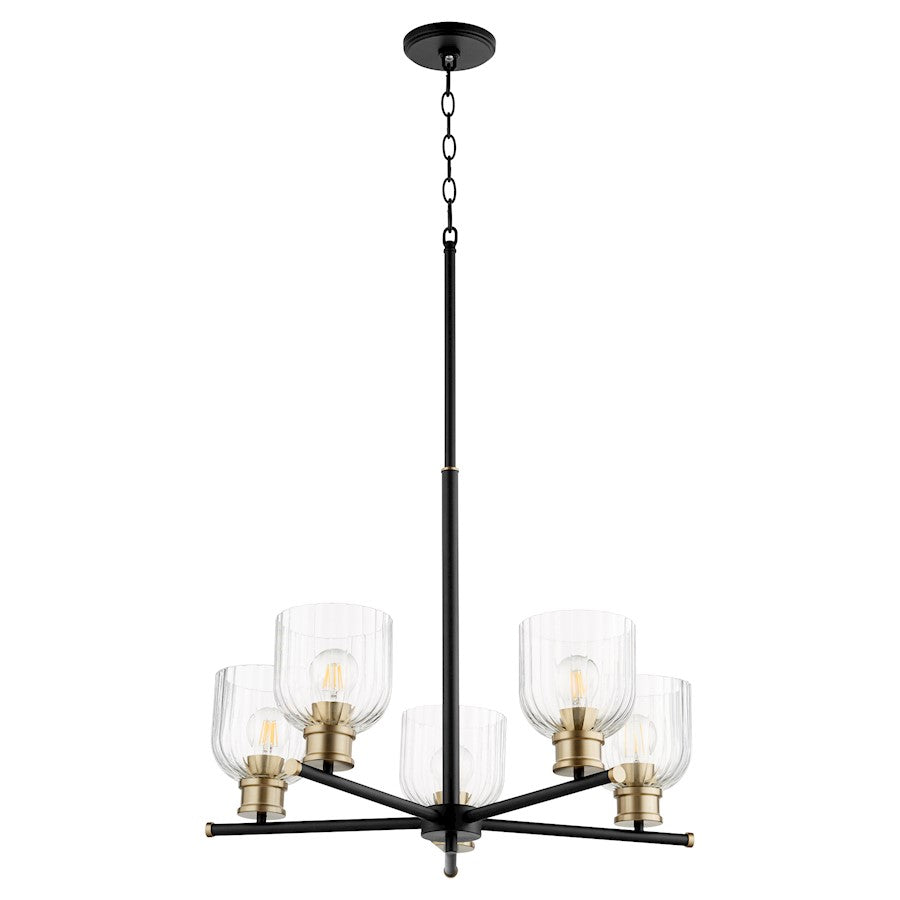 Monarch Chandelier, Noir