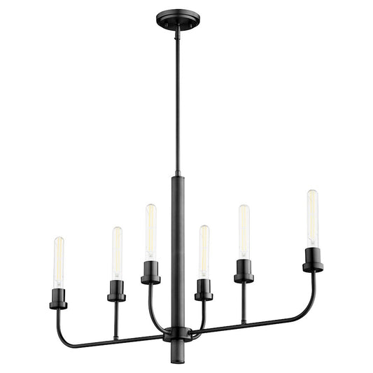 6 Light Linear Chandelier