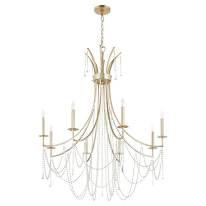 Malin Chandelier, Antique Silver