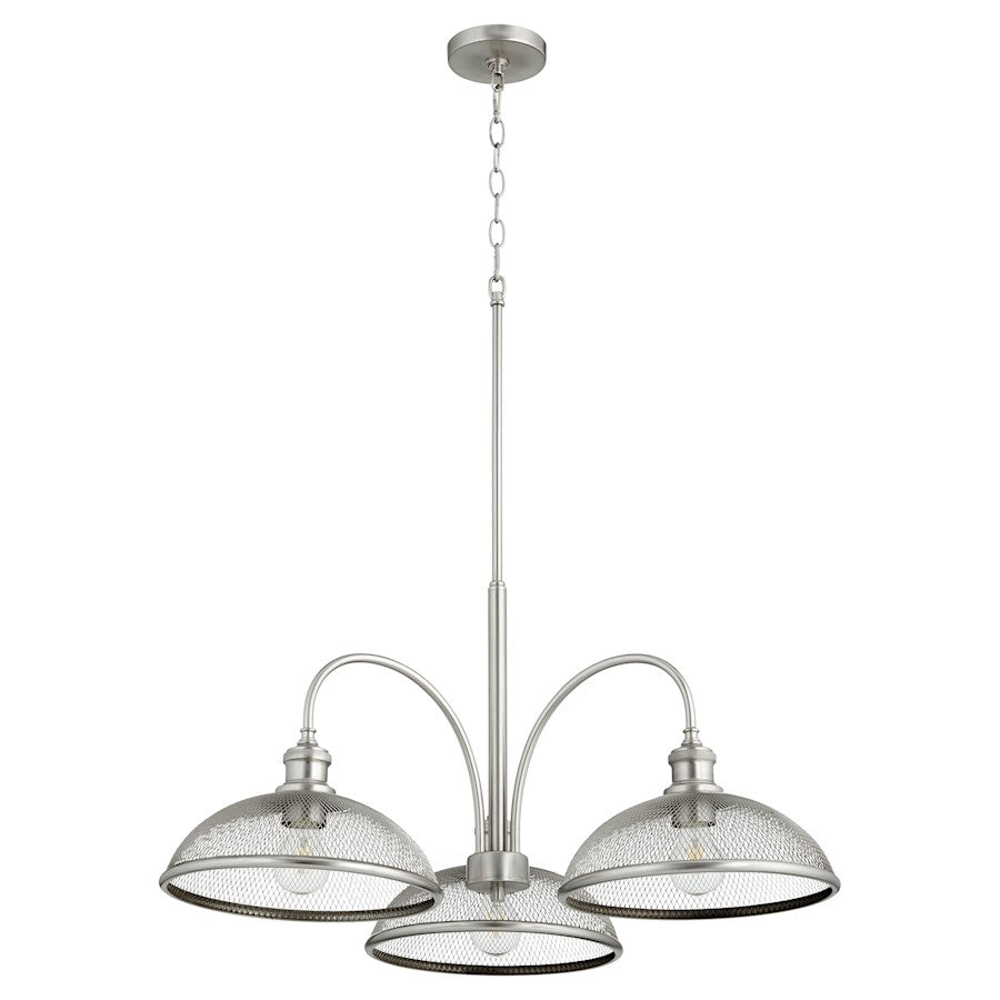 Quorum Omni 3 Light Nook, Satin Nickel