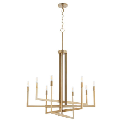 Bolero Chandelier, Aged Brass