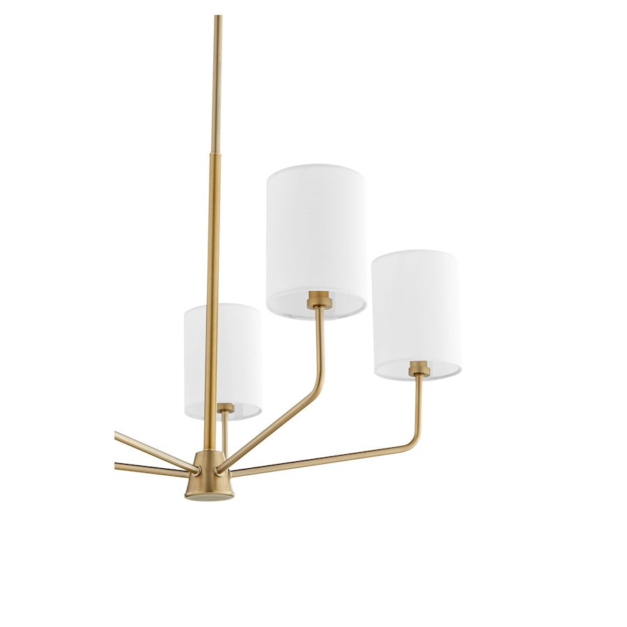 Harmony Chandelier, Aged Brass
