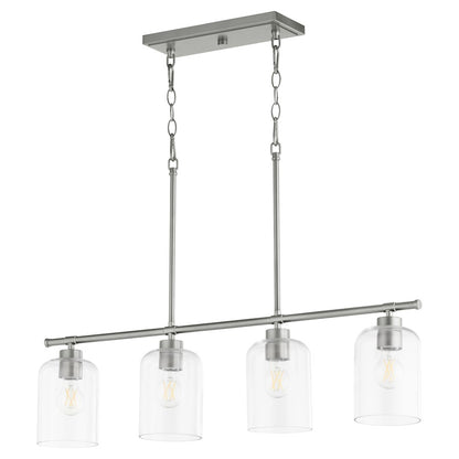 4 Light Linear Chandelier