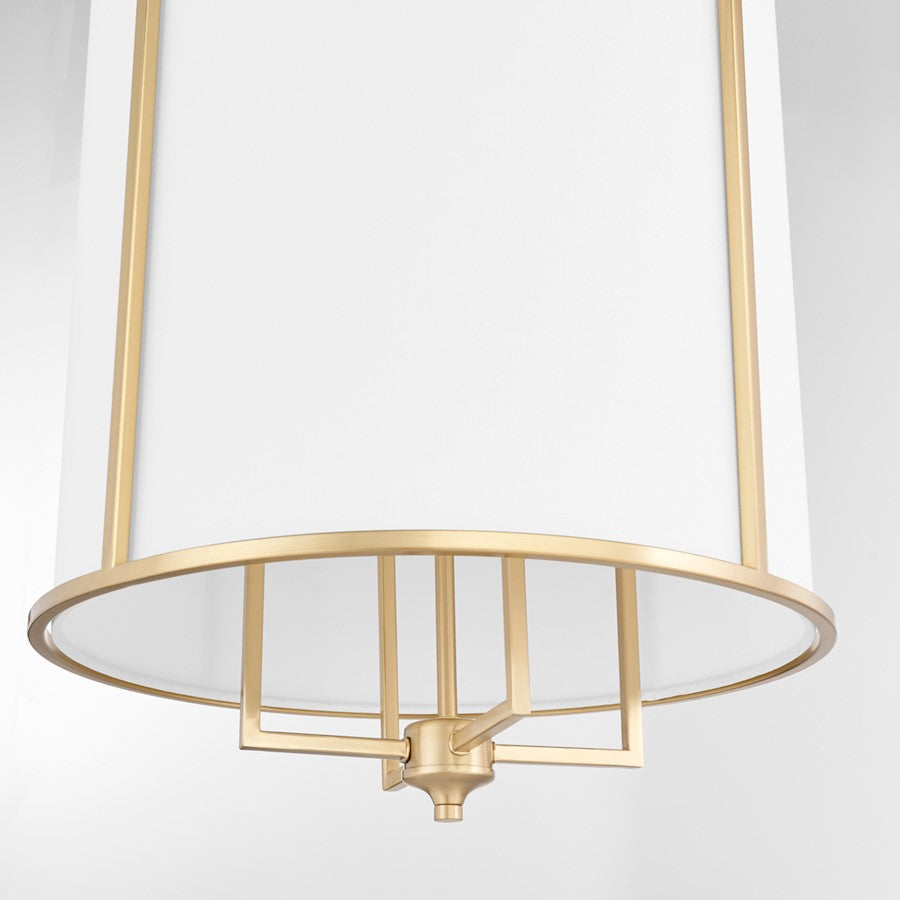 18" Entry Light, Aged Brass