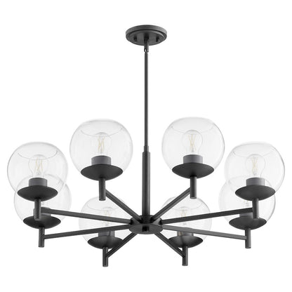 Lyon Chandelier, Matte Black