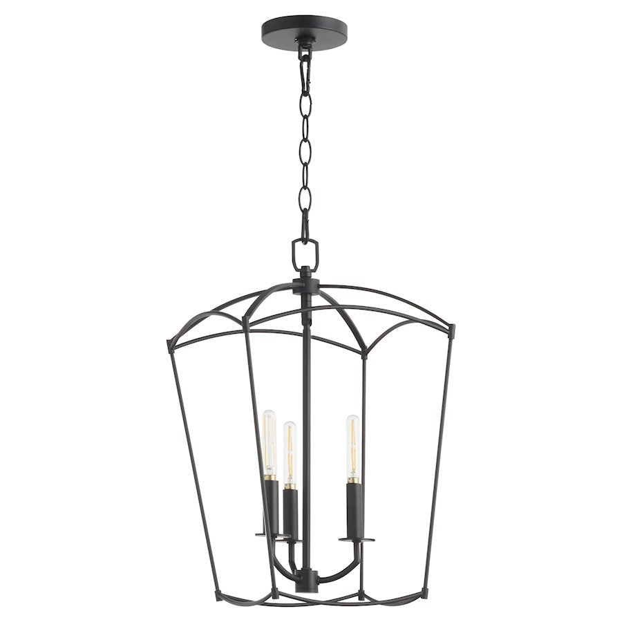 3 Light Entry Light, Matte Black