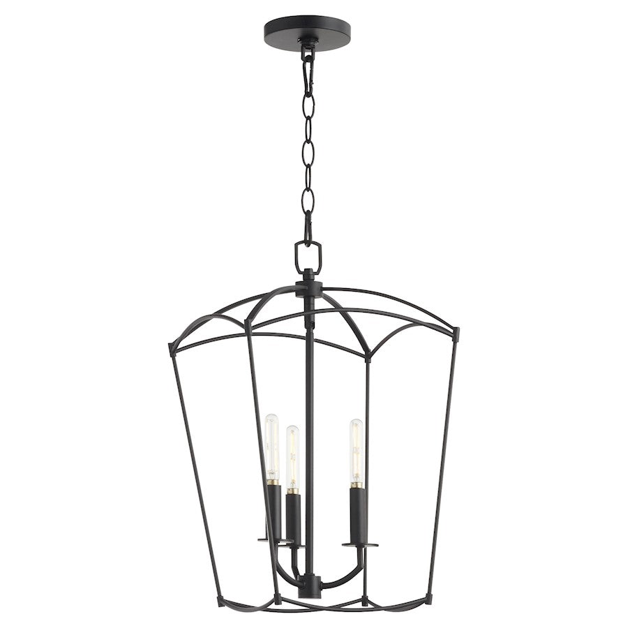 3 Light Entry Light, Matte Black