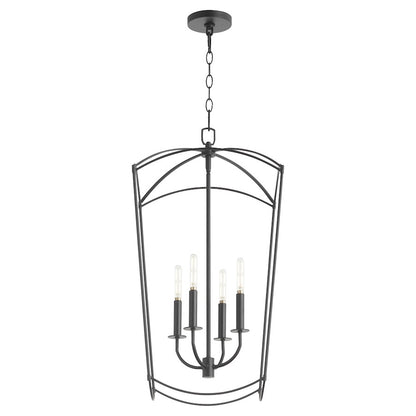 4 Light Entry Light, Matte Black
