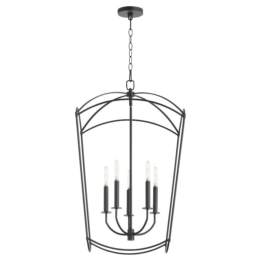 5 Light Entry Light, Matte Black
