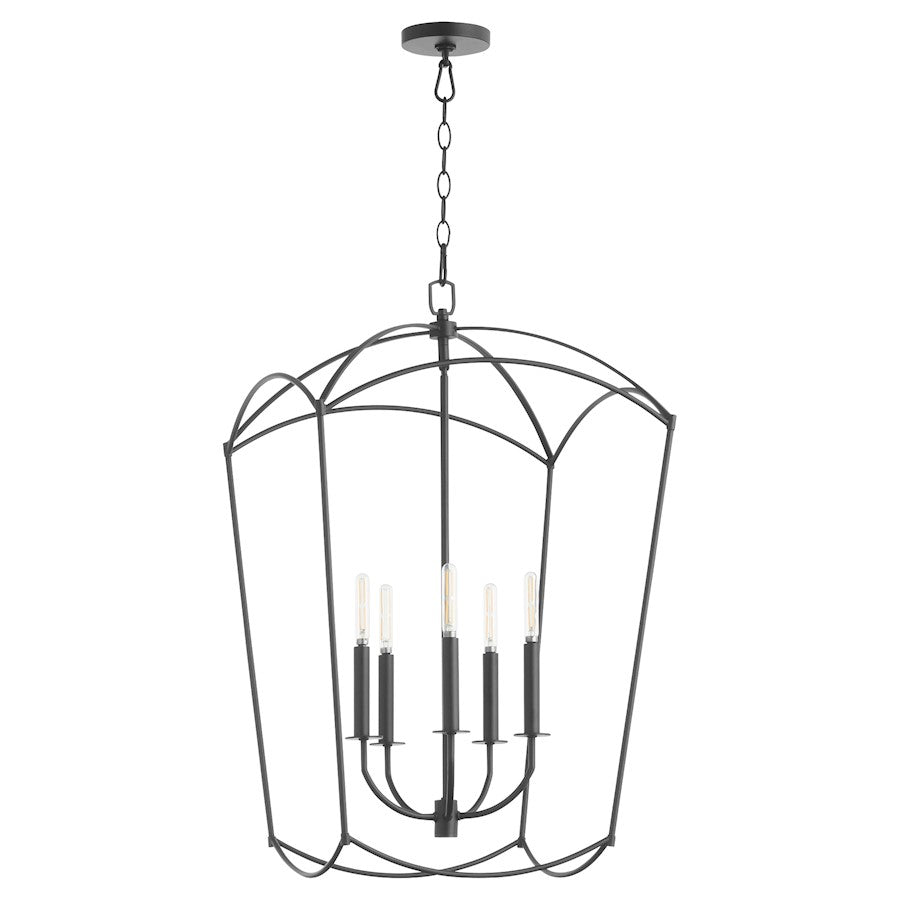 5 Light Entry Light, Matte Black