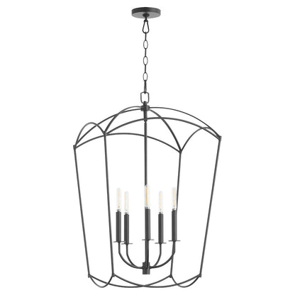 5 Light Entry Light, Matte Black