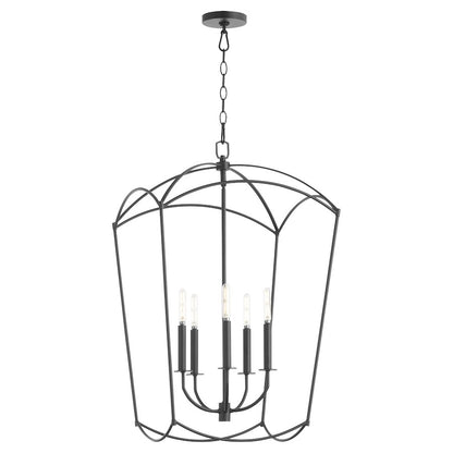 5 Light Entry Light, Matte Black