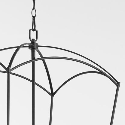 5 Light Entry Light, Matte Black