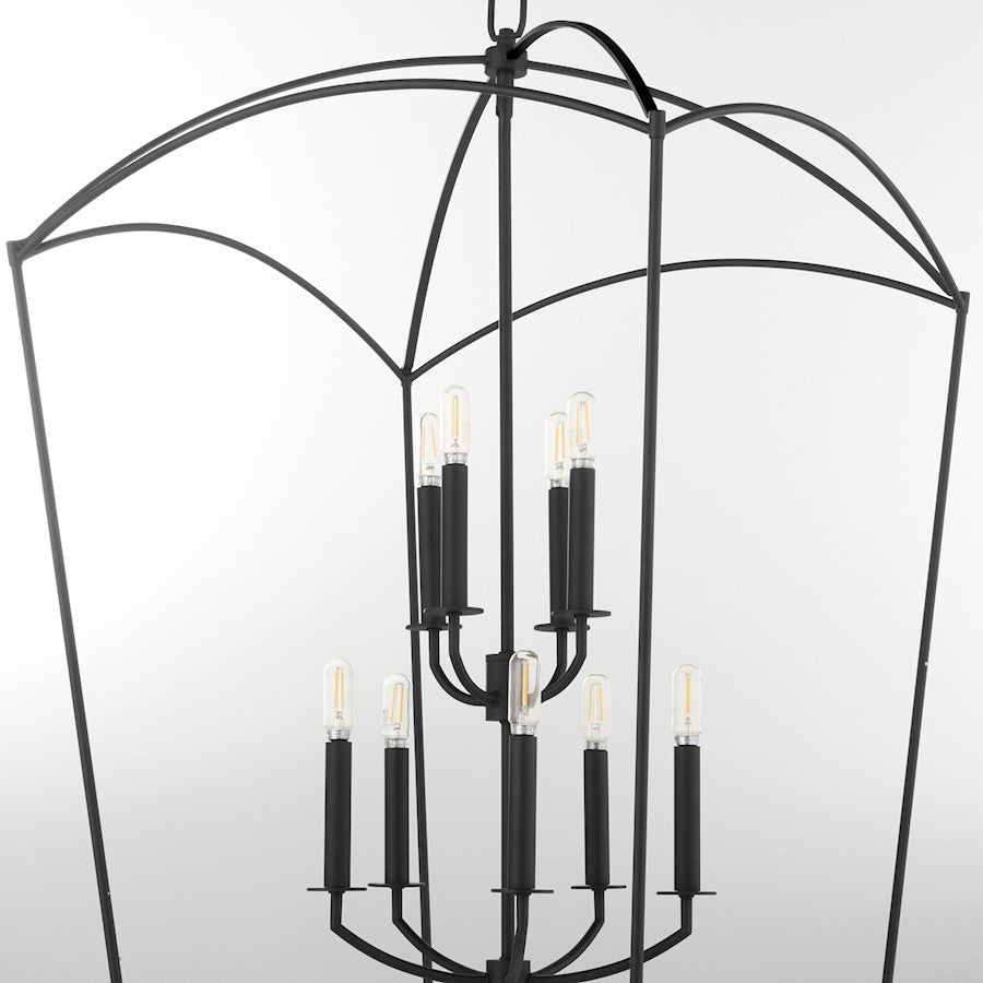 9 Light Entry Light, Matte Black