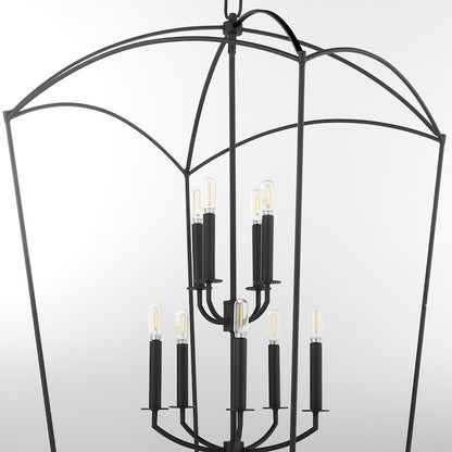 9 Light Entry Light, Matte Black