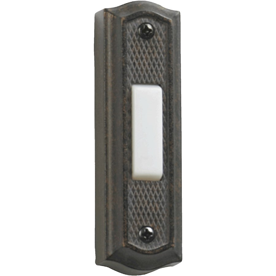 Quorum Door Chime Button, Toasted Sienna