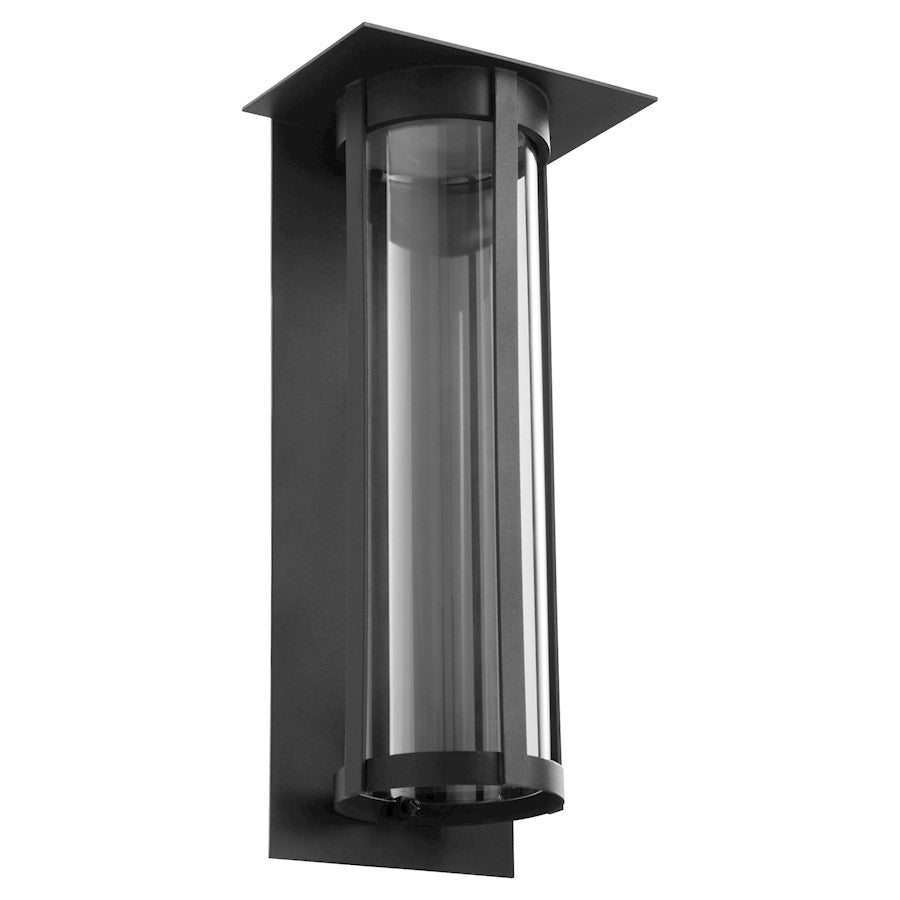 Quorum Abram Outdoor Lantern, Textured Black