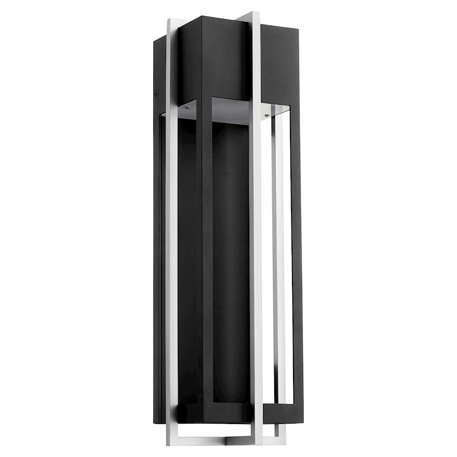 1 Light Outdoor Lantern, Brushed Aluminum