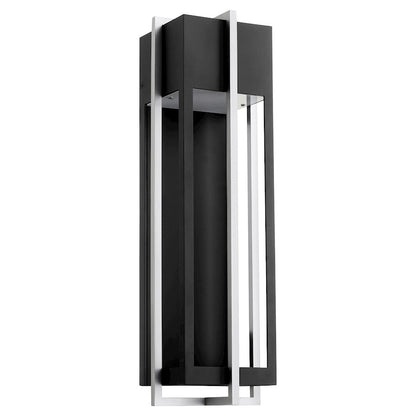 1 Light Outdoor Lantern, Brushed Aluminum