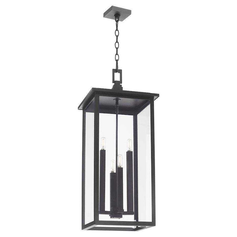 32" Pendant, Textured Black