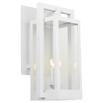 Quorum Marco 30" 4Lt Outdoor Lantern, White/Clear