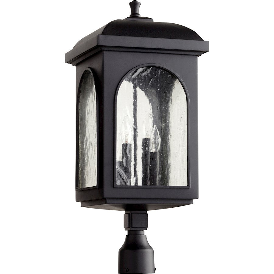 Quorum Fuller 4 Light 10.5' Post, Noir