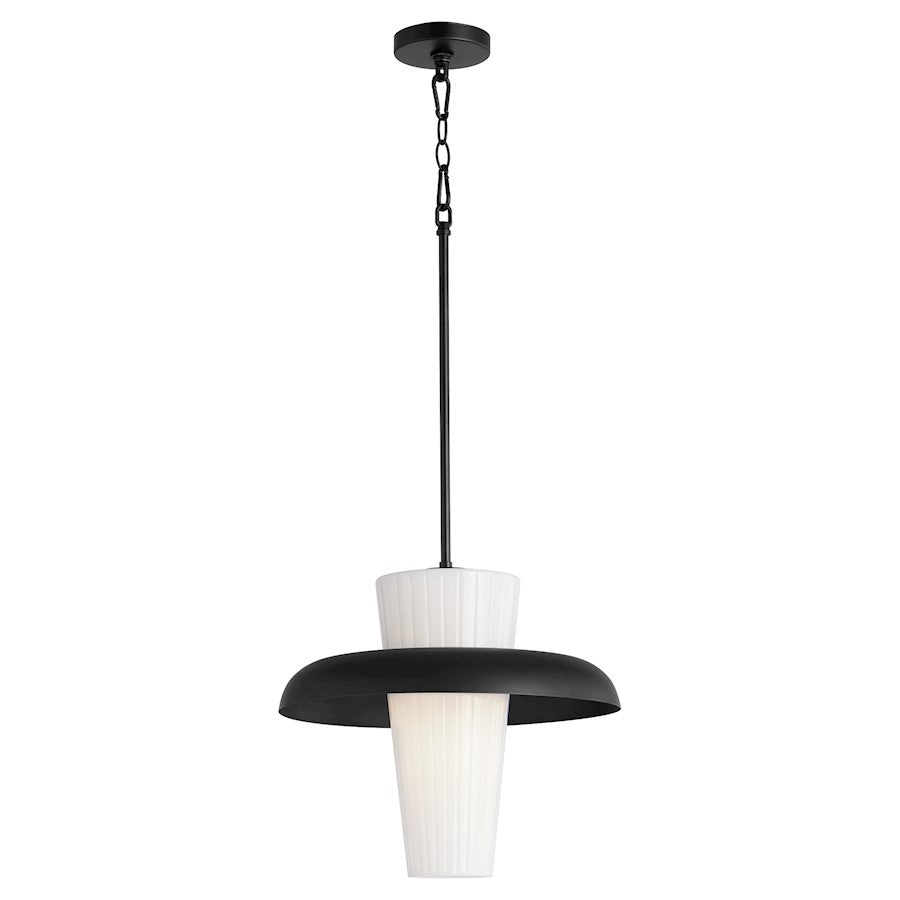 16" Pendant, Matte Black