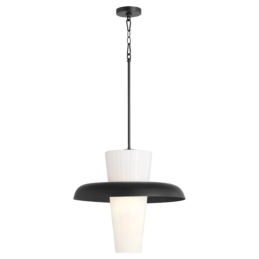 20" Pendant, Matte Black