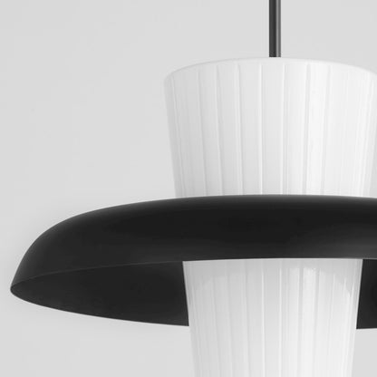 20" Pendant, Matte Black